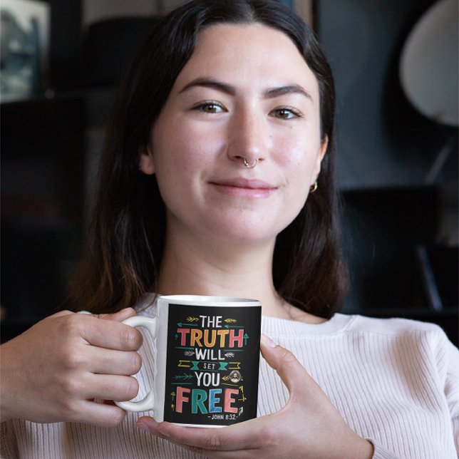Befrielse genom sanning kaffemugg (Skapare uppladdad)