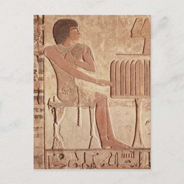 Befrielse som skildrar den avlidne sittande vykort (Framsida)