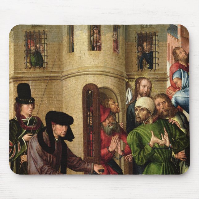 Befrielsen av fången, c.1470 musmatta (Framsidan)