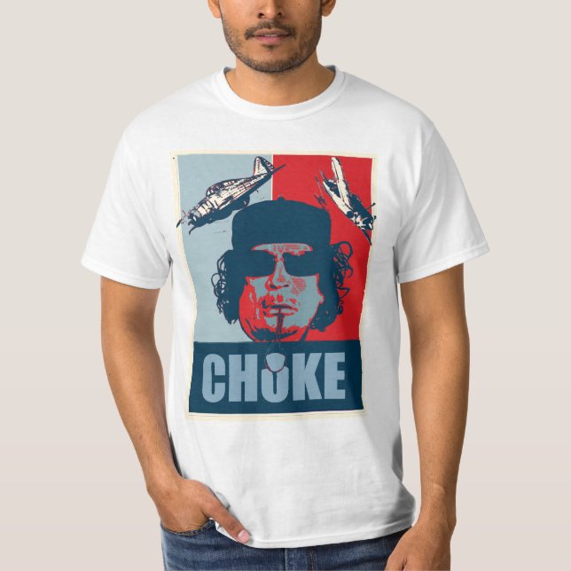 Befrielsen Muammar Gaddafi kväv skjortan för T-shirt (Framsida)