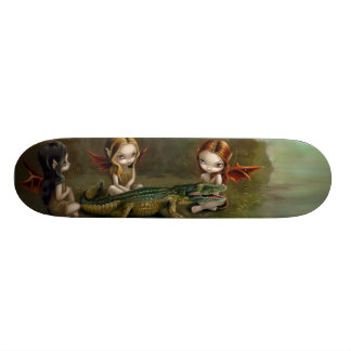 Befriending av en gotisk felik Skateboard för