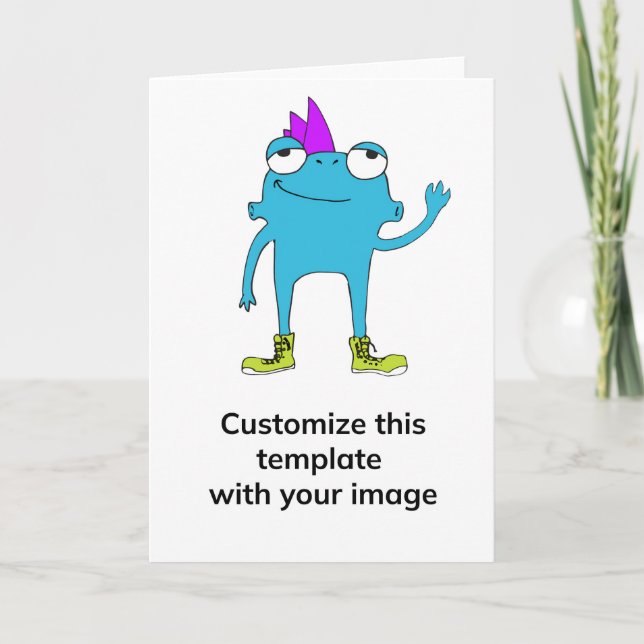 BeFunky-gratulationskort för Lodrät Kort (Framsida)