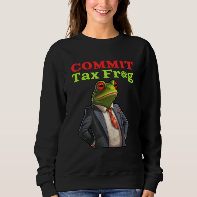 Begå Skatt Groda  Bedrägeri Meme T Shirt (Framsida)