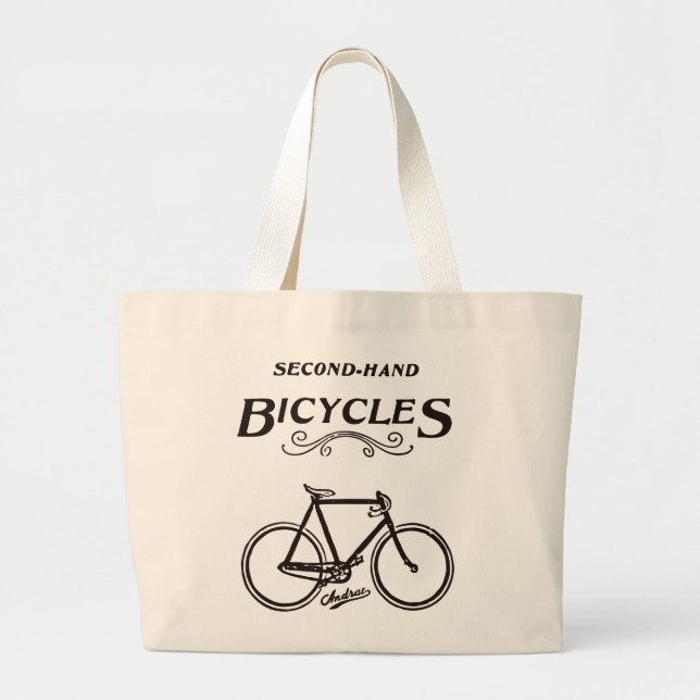 Begagnade cyklar jumbo tygkasse (Framsidan)