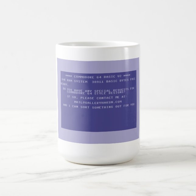 Begär Anpassningsbarnas meddelande 64 Design Kaffemugg (Center)