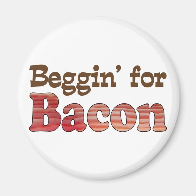 Begär bacon magnet (Framsidan)