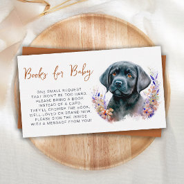 Begäran från Boho Puppy Hund Terracotta Baby Showe Tilläggskort