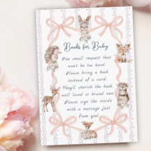 Begäran från Coquette Woodland Baby Shower Bok