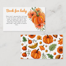 Begäran från Cute Boho Blommigt Pumpkin Baby Showe