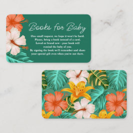 Begäran från den tropiska Blommigten Hawaii Aloha  Tilläggskort