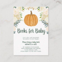 Begäran från Greenery Blommigt Pumpkin Fall Baby B Tilläggskort