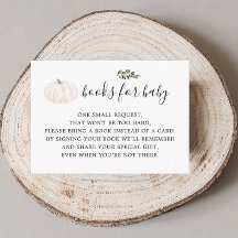 Begäran från Greenery Pumpkin Baby Shower Bok
