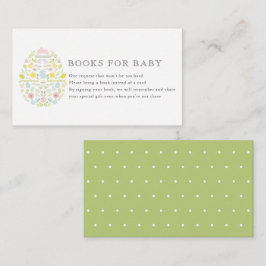 Begäran från Påskägget Bunny Baby Shower Bok Tilläggskort