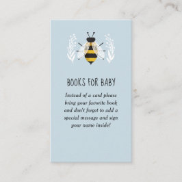 Begäran från Rustic Boy Mamma to Bee Baby Shower B Tilläggskort