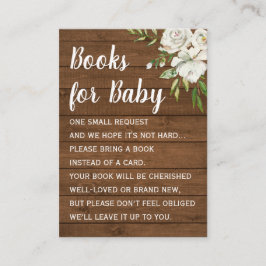 Begäran från Rustic Land Bokar för babyåkare Bok Tilläggskort