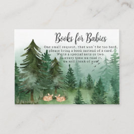 Begäran från Twin Boy Hjort Woodland Bok Tilläggskort