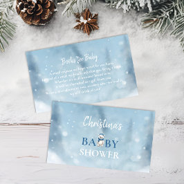 Begäran från Winter Wonderland Bear Baby Shower Bo Tilläggskort