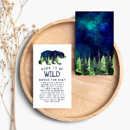 Begäran om baby shower-bok 'Born To Be Wild' Tilläggskort