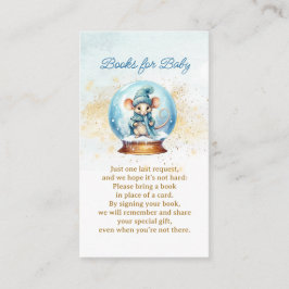 Begäran om babyvisningsprogram för snurvinter-tema tilläggskort