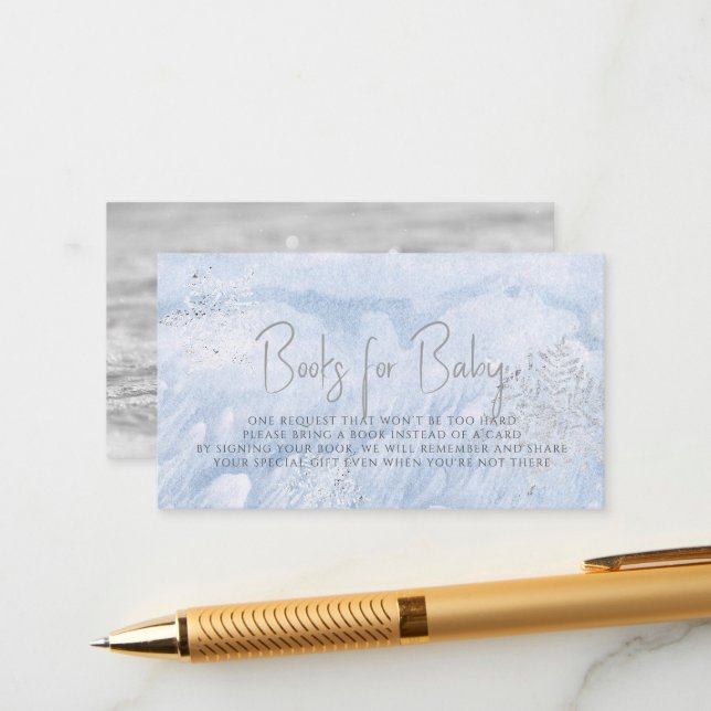 Begäran om blått Bok från vinterblåfenad blåfenad  Tilläggskort (Fram/Back In Situ)