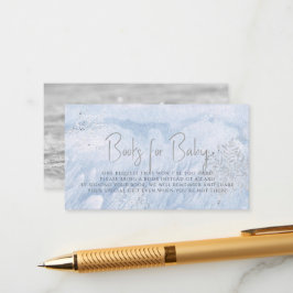 Begäran om blått Bok från vinterblåfenad blåfenad Tilläggskort