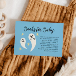 Begäran om Blue Baby Shower Bok Tilläggskort