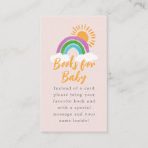 Begäran om Boho Rainbow Baby Shower Bok