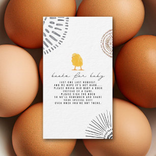 Begäran om Bok för babybabyskor i Baby Chick Tilläggskort