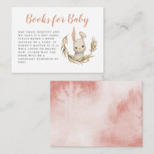 Begäran om Bok för Bebisdusch i Cute Bunny Woodlan