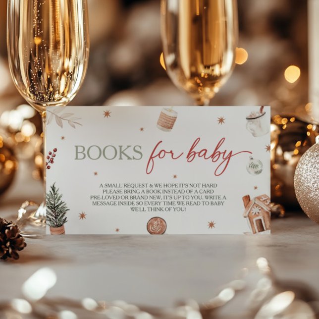 Begäran om Bok för Santa Baby Shower Tilläggskort (Skapare uppladdad)
