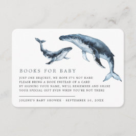 Begäran om bok | Under Sea Ocean Baby Shower Tilläggskort