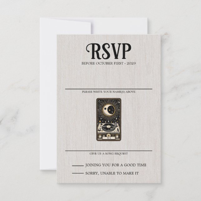 Begäran om bröllop Tarot Sång OSA Kort (Framsida)