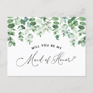 Begäran om brudtjänstkort meddelande vykort