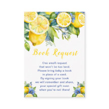 Begäran om Citrus Lemon Mediterranean Baby Showe B