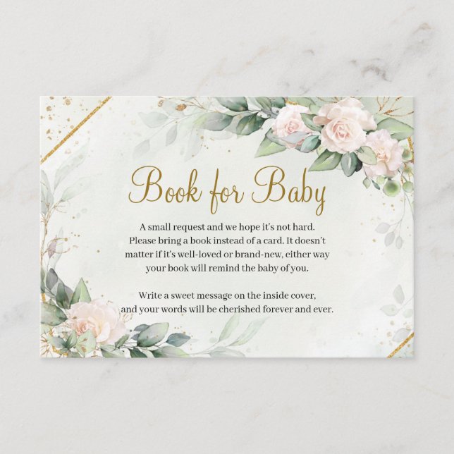 Begäran om Eucalyptus Greenery  Ro Guld Bok Tilläggskort (Framsida)