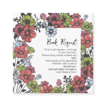 Begäran om färgad pastel Wildblomma Baby Bok