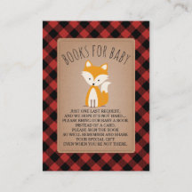 Begäran om Fox Baby Shower Bok