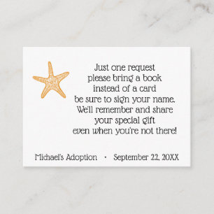 Begäran om godkännande av Starfish Story Adoption Tilläggskort