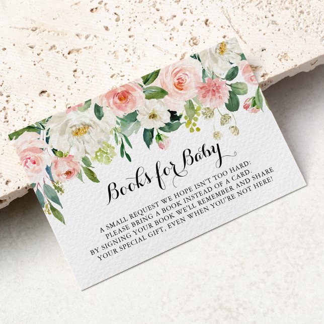 Begäran om Grönt för babyåkare Bok med enkel Blomm Tilläggskort (Skapare uppladdad)