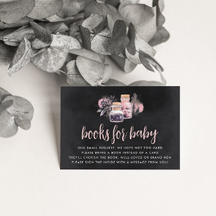 Begäran om Halloween Baby Shower Bok Tilläggskort