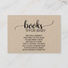 Begäran om införande av Rustic Kraft Calligraphy B Tilläggskort