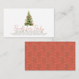 Begäran om Merry Little Julgran Red Baby Bok Tilläggskort