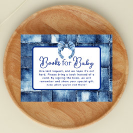 Begäran om Modern Blue Jean Baby Denim ThBäste Bok Tilläggskort
