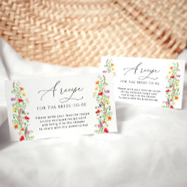 Begäran om möhippa av Wildblomma Tilläggskort