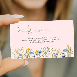 Begäran om möhippa av Wildblomma Tilläggskort