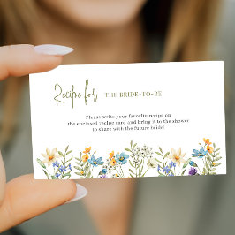 Begäran om möhippa av Wildblomma Tilläggskort