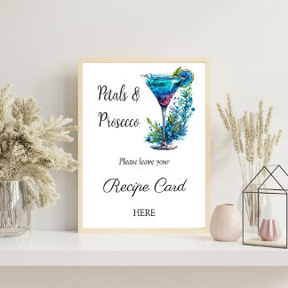 Begäran om Möhippa för hämtning av Petal Prosecco- Poster