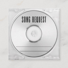 Begäran om Music CD Fodral Sång Tilläggskort