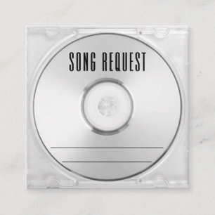 Begäran om Music CD Fodral Sång Tilläggskort