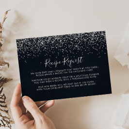 Begäran om recept på silverkonfetti för bröllop   tilläggskort